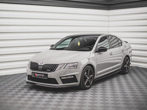 Front Splitter V.1 Skoda Octavia RS MK3 Facelift (2016-2019) - Wayside Performance 