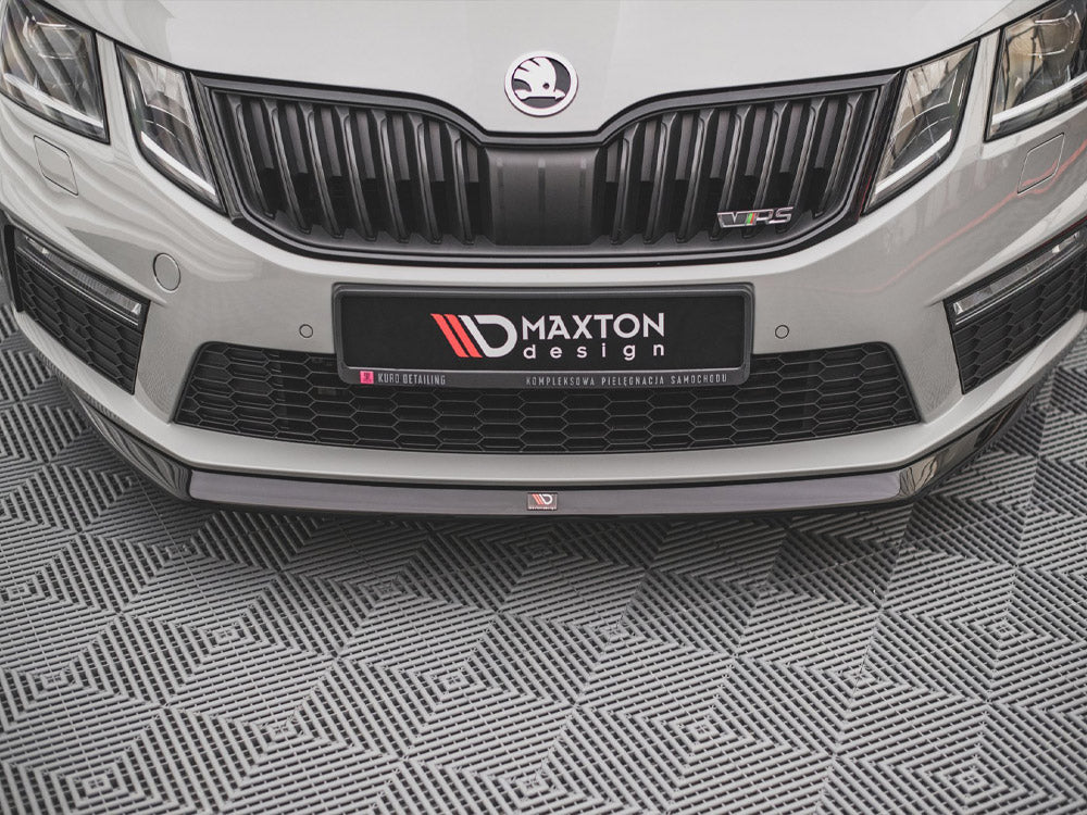 Front Splitter V.1 Skoda Octavia RS MK3 Facelift (2016-2019) - Wayside Performance 