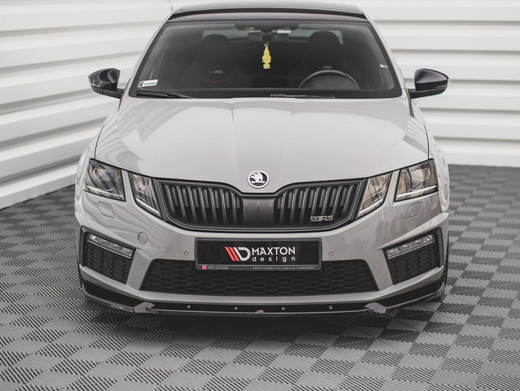 Front Splitter V.2 Skoda Octavia RS MK3 Facelift (2016-2019) - Wayside Performance 