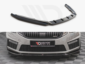 Front Splitter V.3 Skoda Octavia RS Mk3 Facelift (2016-2019) - Wayside Performance 