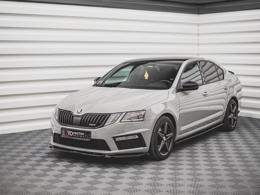 Front Splitter V.3 Skoda Octavia RS Mk3 Facelift (2016-2019) - Wayside Performance 