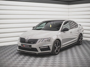 Front Splitter V.3 Skoda Octavia RS Mk3 Facelift (2016-2019) - Wayside Performance 