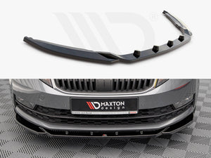 Front Splitter V.2 Skoda Octavia MK3 Facelift (2016-2020) - Wayside Performance 