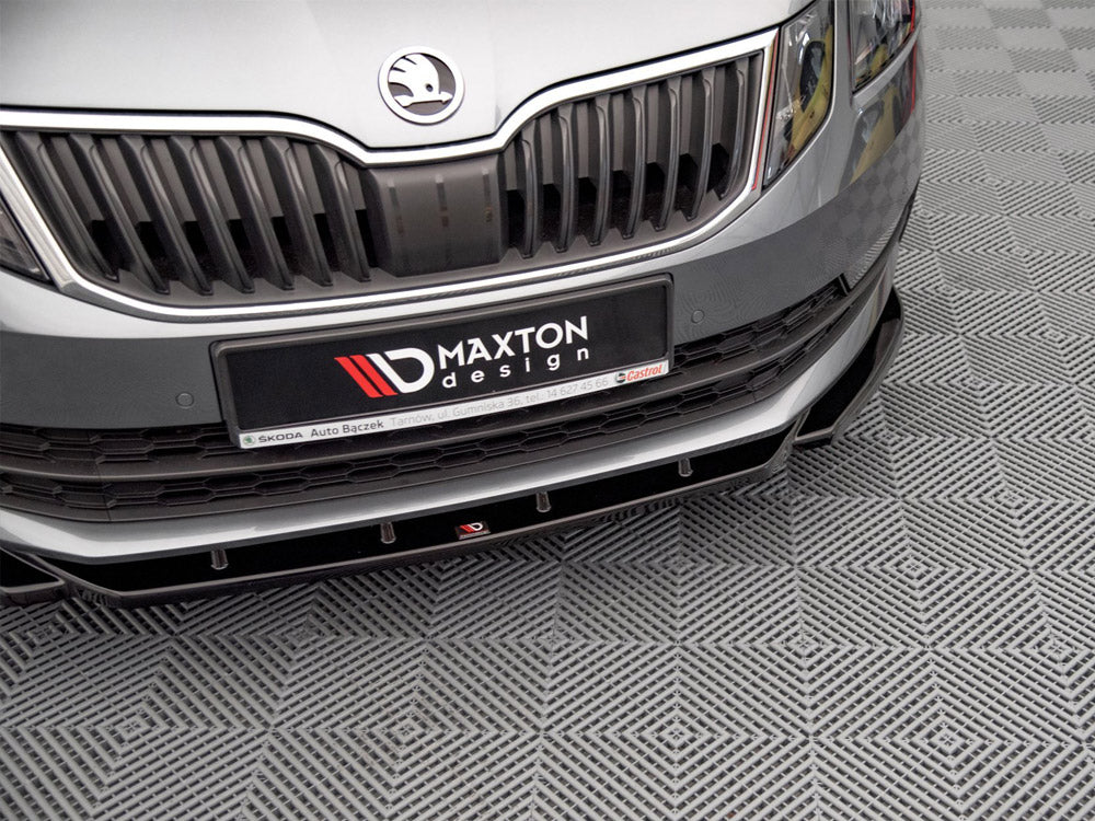 Front Splitter V.2 Skoda Octavia MK3 Facelift (2016-2020) - Wayside Performance 