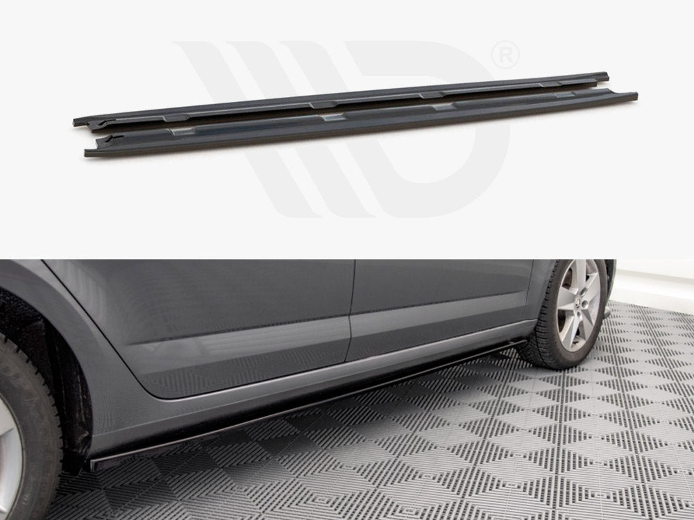Side Skirts Diffusers Skoda Octavia MK3 Facelift (2016-2020) - Wayside Performance 