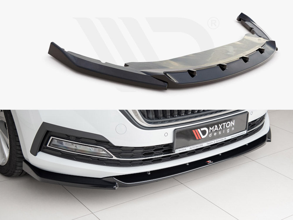 Front Splitter V1 Skoda Octavia MK4 (2019-) - Wayside Performance 