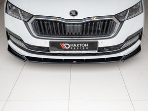 Front Splitter V1 Skoda Octavia MK4 (2019-) - Wayside Performance 