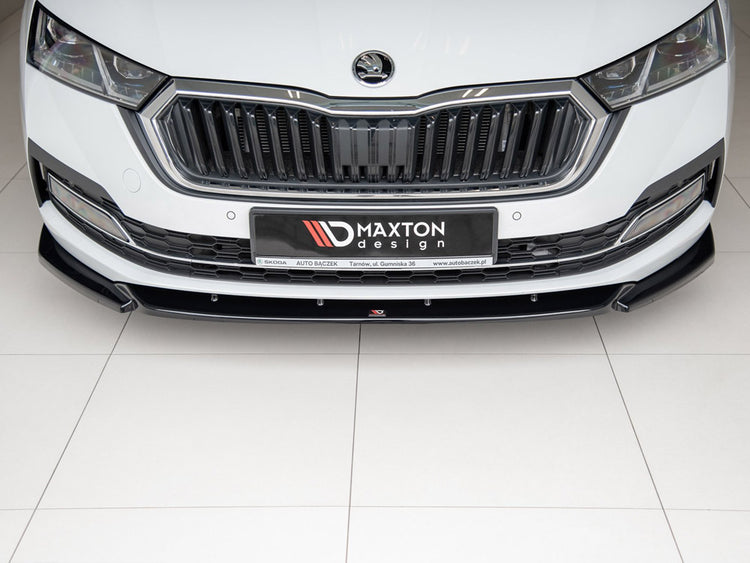 Front Splitter V1 Skoda Octavia MK4 (2019-) - Wayside Performance 