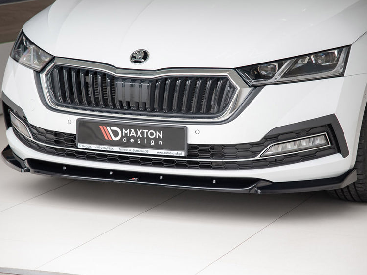 Front Splitter V1 Skoda Octavia MK4 (2019-) - Wayside Performance 