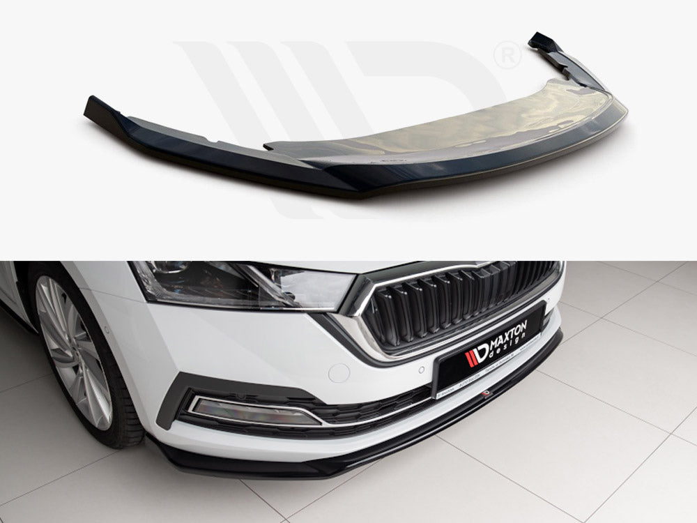 Front Splitter V2 Skoda Octavia MK4 (2019-) - Wayside Performance 