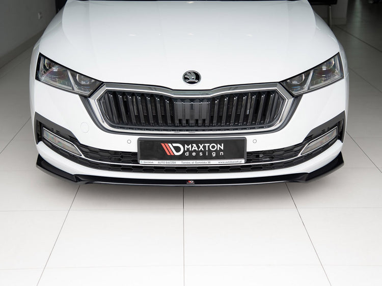 Front Splitter V2 Skoda Octavia MK4 (2019-) - Wayside Performance 