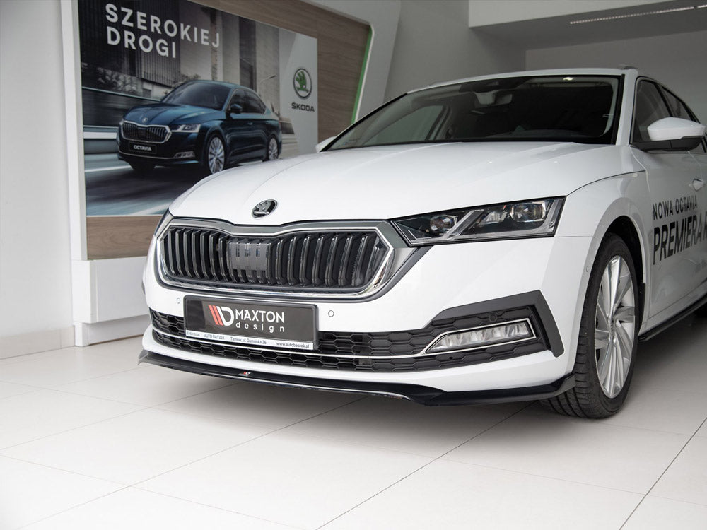 Front Splitter V2 Skoda Octavia MK4 (2019-) - Wayside Performance 