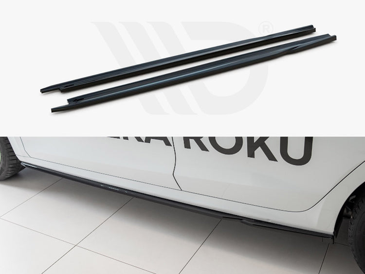 Side Skirts Diffusers V.2 Skoda Octavia Mk4 - Wayside Performance 