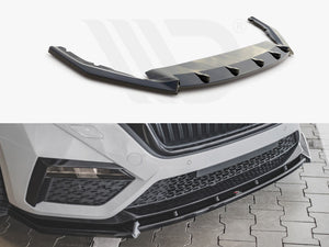 Front Splitter V1 Skoda Octavia RS MK4 (2020-) - Wayside Performance 