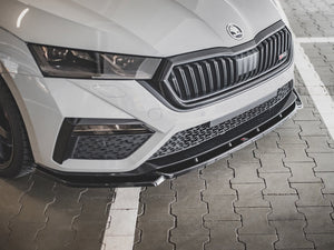 Front Splitter V3 Skoda Octavia RS MK4 (2020-) - Wayside Performance 