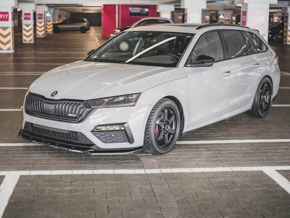 Front Splitter V3 Skoda Octavia RS MK4 (2020-) - Wayside Performance 