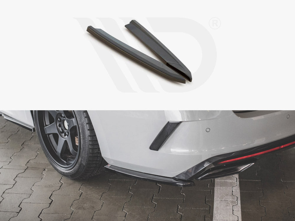 Rear Side Splitters V1 Skoda Octavia RS MK4 (2020-) - Wayside Performance 