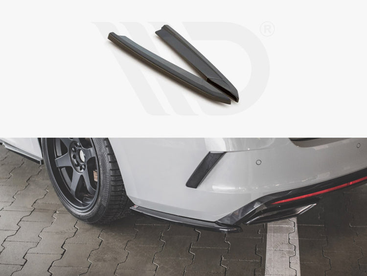 Rear Side Splitters V1 Skoda Octavia RS MK4 (2020-) - Wayside Performance 