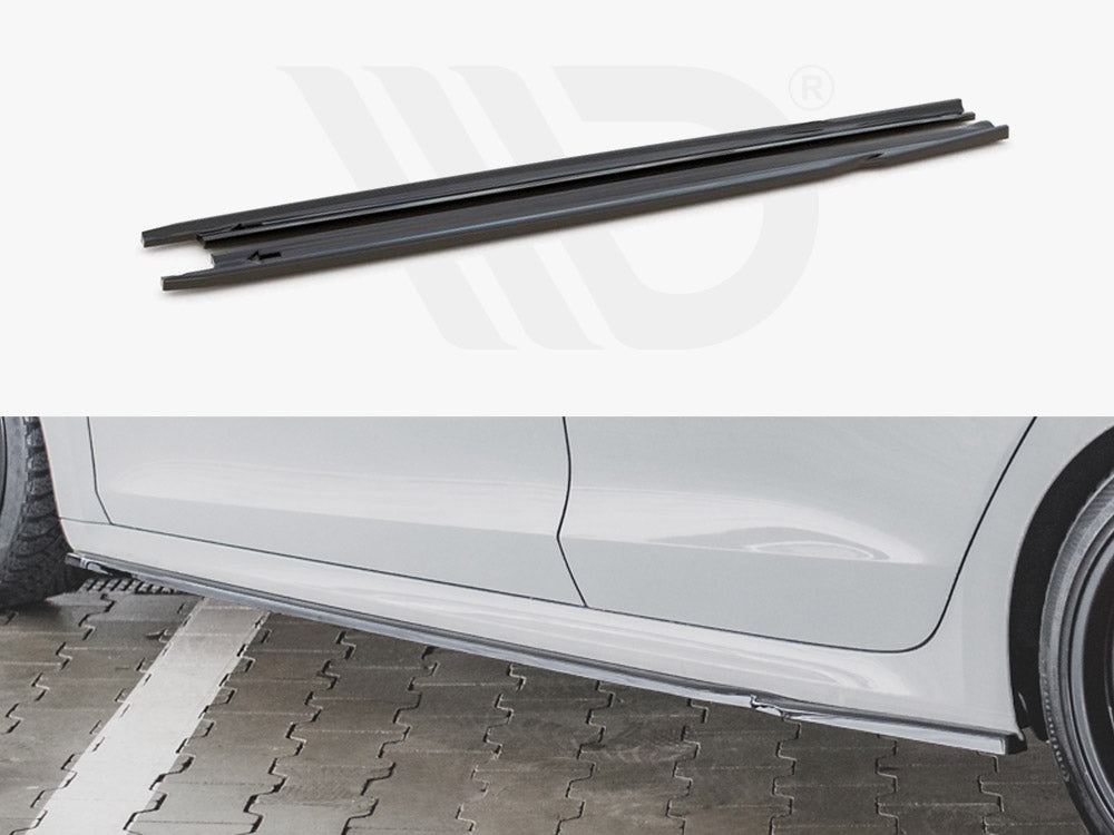 Side Skirts Diffusers V1 Skoda Octavia RS MK4 (2020-) - Wayside Performance 
