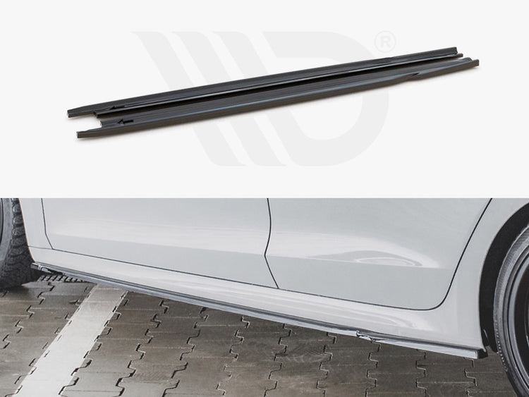 Side Skirts Diffusers V1 Skoda Octavia RS MK4 (2020-) - Wayside Performance 