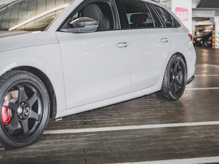 Side Skirts Diffusers V1 Skoda Octavia RS MK4 (2020-) - Wayside Performance 