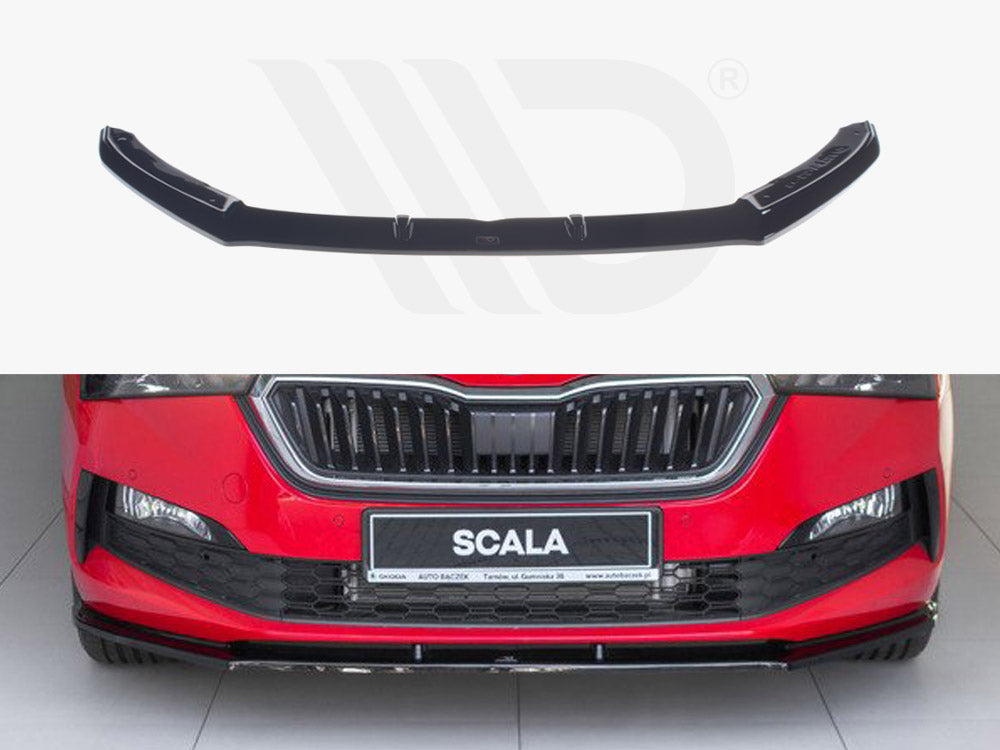 Front Splitter V.1 Skoda Scala (2019-UP) - Wayside Performance 