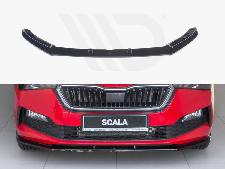 Front Splitter V.1 Skoda Scala (2019-UP) - Wayside Performance 