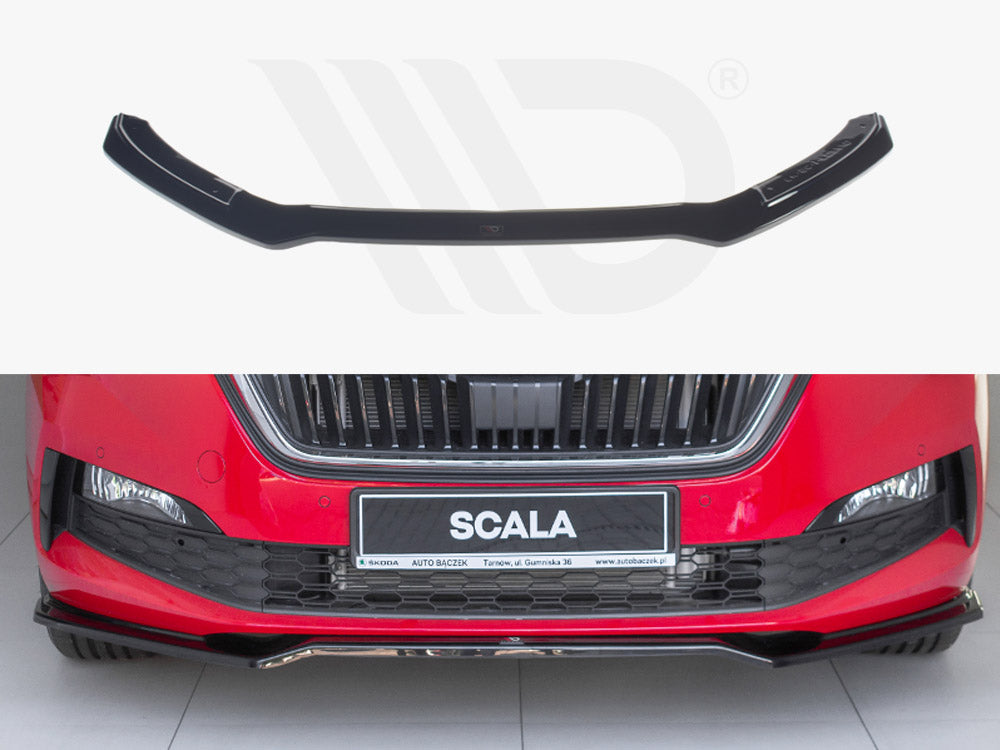 Front Splitter V.2 Skoda Scala (2019-UP) - Wayside Performance 
