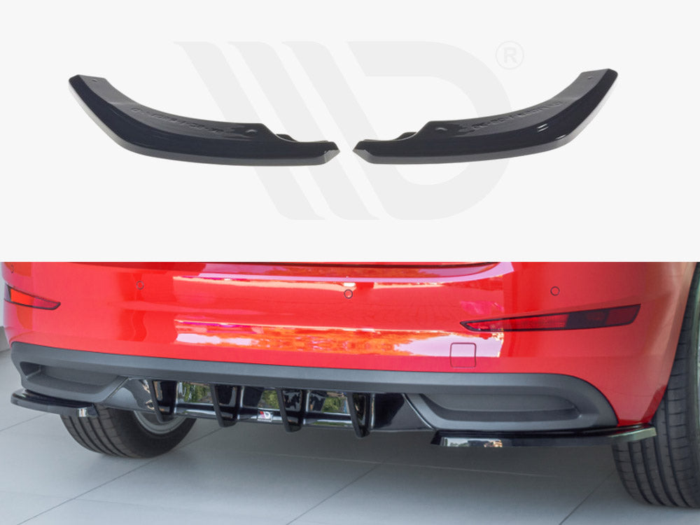Rear Side Splitters Skoda Scala (2019-UP) - Wayside Performance 