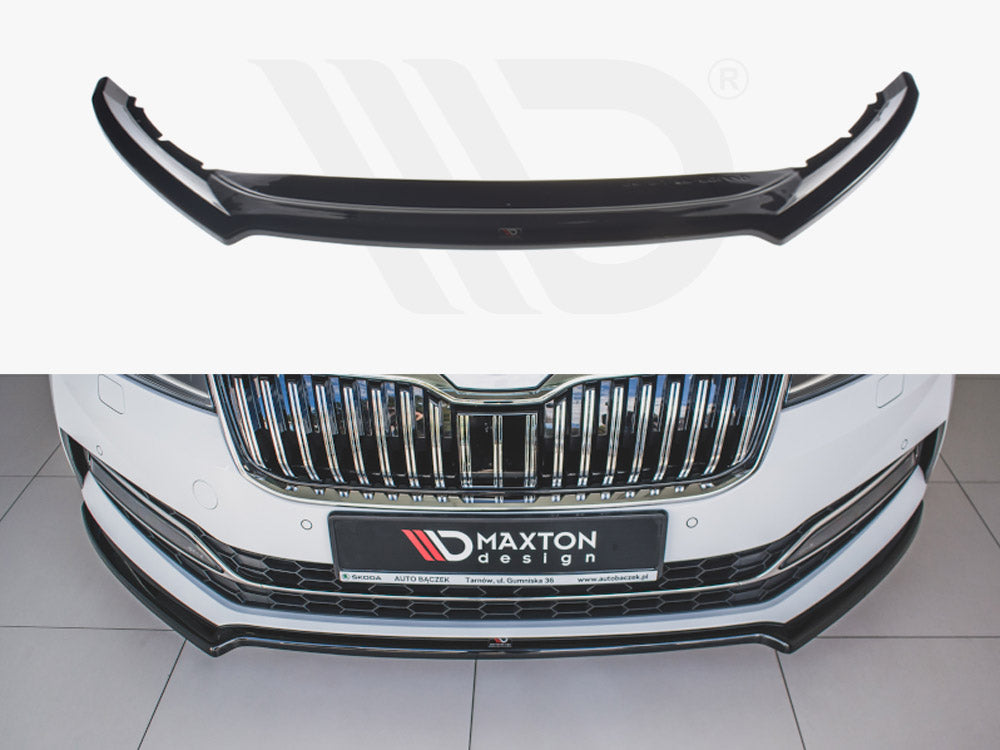 Front Splitter V.1 Skoda Superb MK3 FL (2019-) - Wayside Performance 