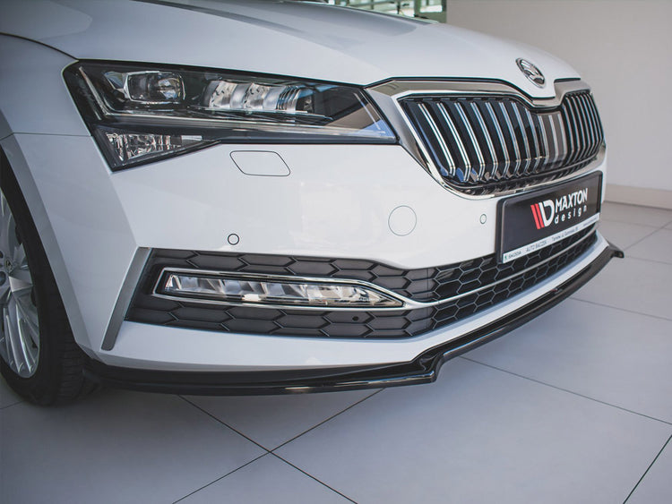 Front Splitter V.1 Skoda Superb MK3 FL (2019-) - Wayside Performance 
