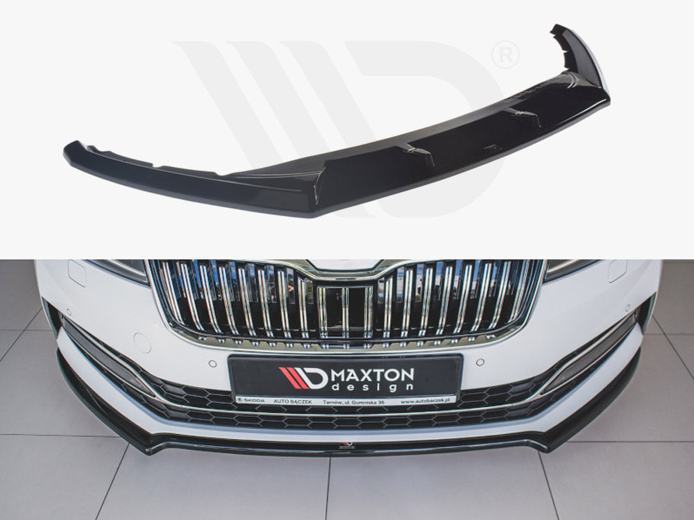 Front Splitter V.2 Skoda Superb MK3 FL (2019-) - Wayside Performance 
