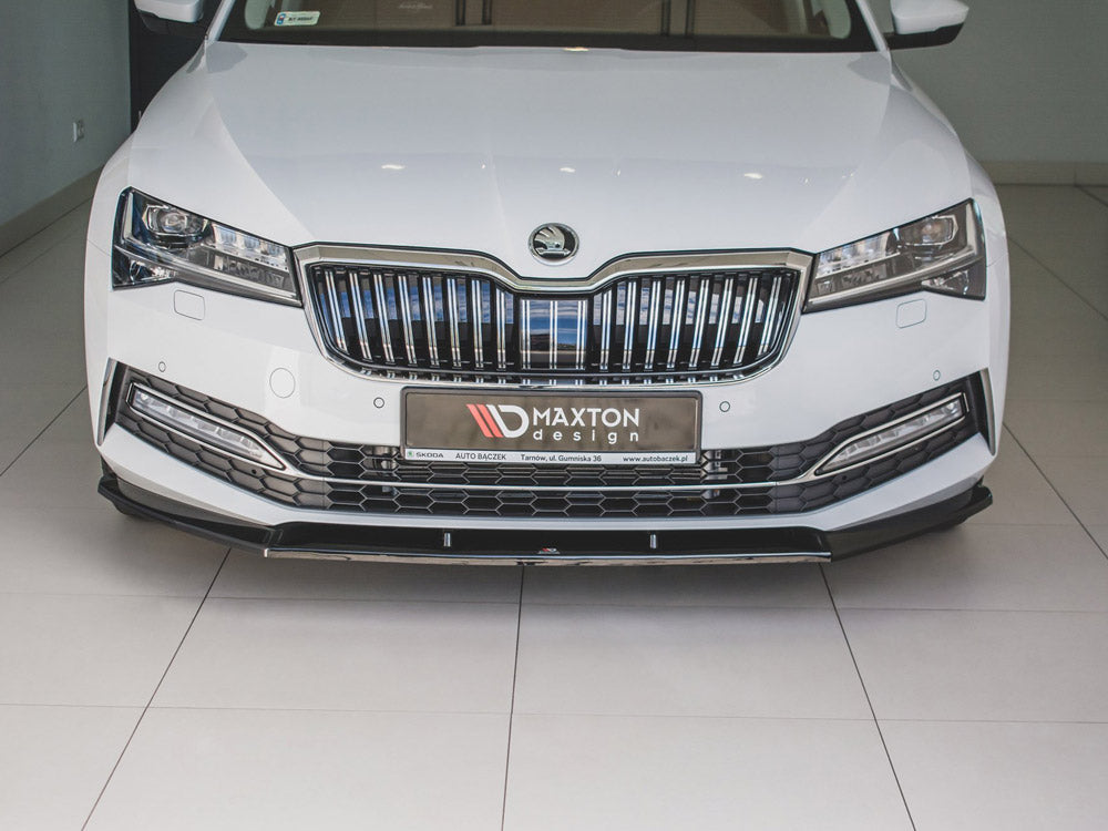 Front Splitter V.2 Skoda Superb MK3 FL (2019-) - Wayside Performance 
