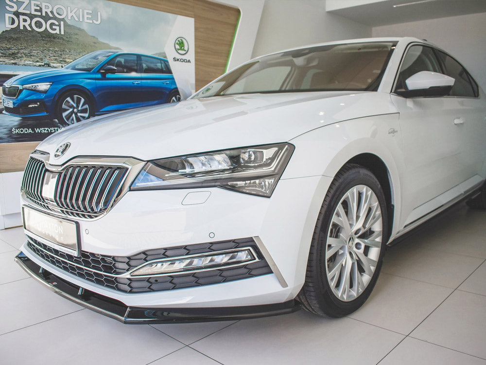 Front Splitter V.2 Skoda Superb MK3 FL (2019-) - Wayside Performance 