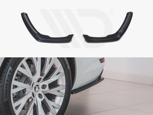Rear Side Splitters Skoda Superb Mk3 FL Hatchback / Estate (2019-) - Wayside Performance 