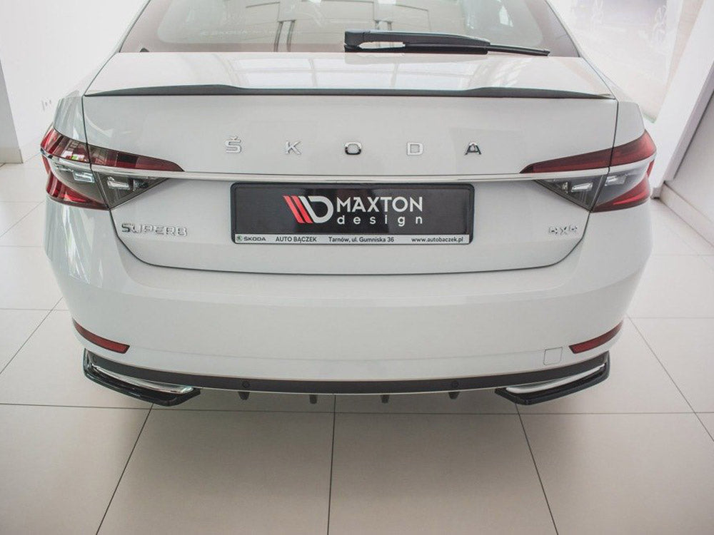 Rear Side Splitters Skoda Superb Mk3 FL Hatchback / Estate (2019-) - Wayside Performance 