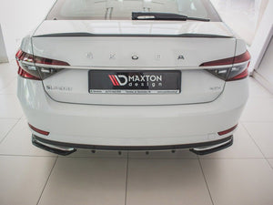 Rear Side Splitters Skoda Superb Mk3 FL Hatchback / Estate (2019-) - Wayside Performance 