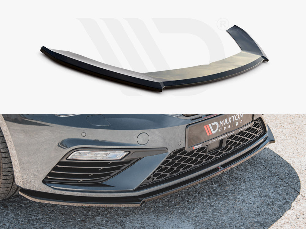 Front Splitter V4 Seat Leon Cupra/ Fr Mk3 Facelift (2017-2019) - Wayside Performance 