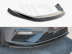 Front Splitter V5 Seat Leon Cupra/ Fr Mk3 Facelift (2017-2019) - Wayside Performance 