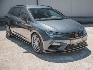 Front Splitter V5 Seat Leon Cupra/ Fr Mk3 Facelift (2017-2019) - Wayside Performance 