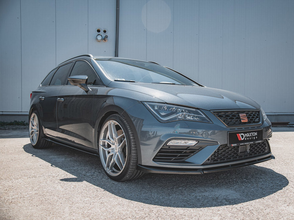 Front Splitter V6 Seat Leon Cupra/ Fr Mk3 Facelift (2017-2019) - Wayside Performance 