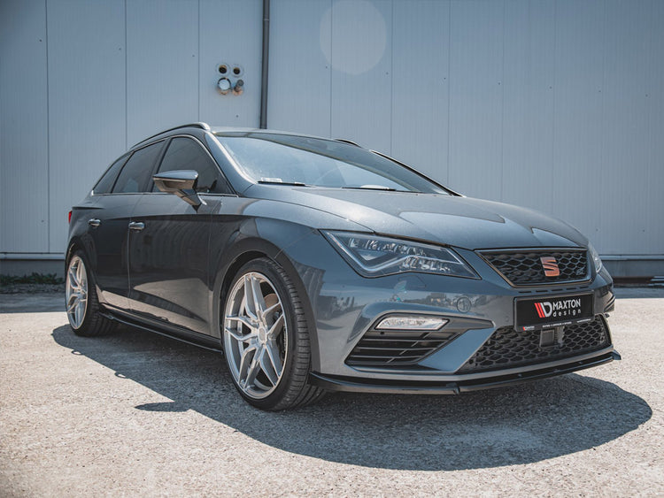 Front Splitter V6 Seat Leon Cupra/ Fr Mk3 Facelift (2017-2019) - Wayside Performance 