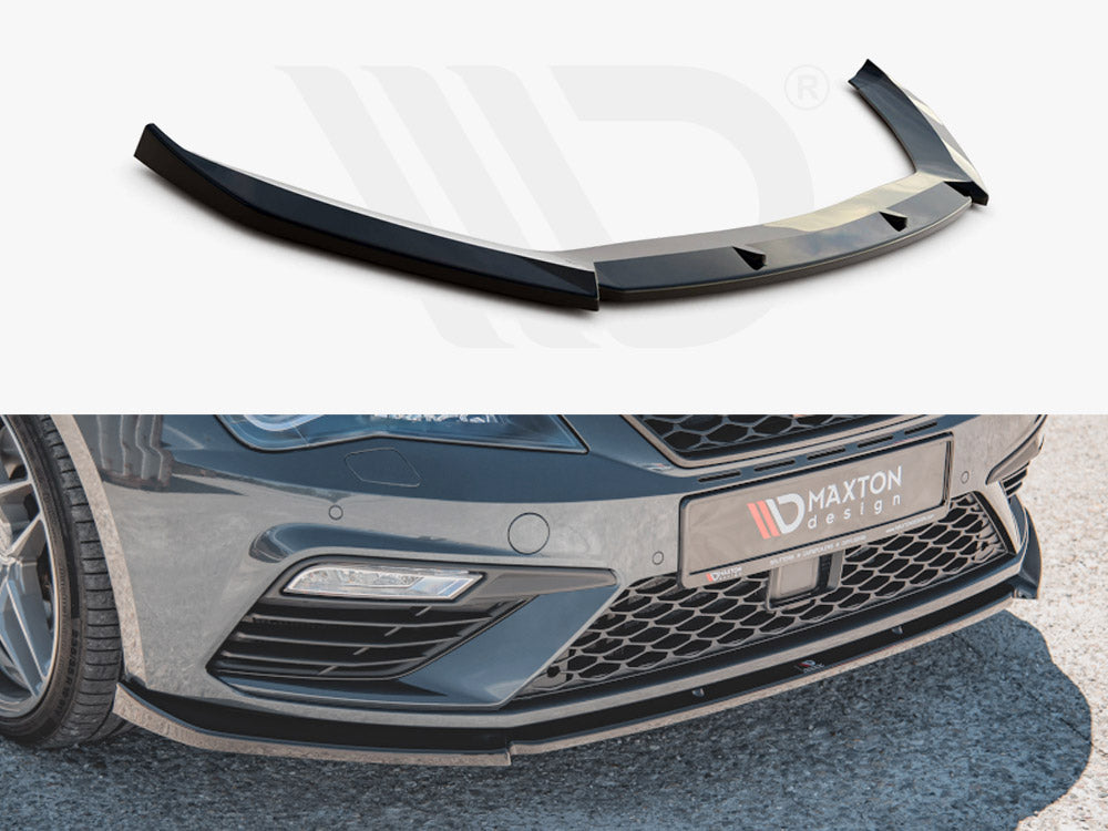 Front Splitter V6 Seat Leon Cupra/ Fr Mk3 Facelift (2017-2019) - Wayside Performance 