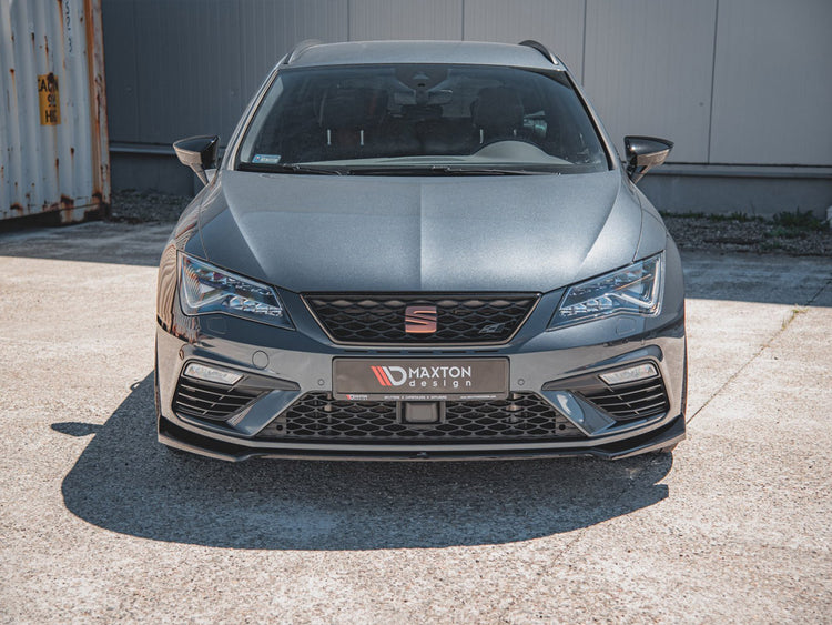 Front Splitter V7 Seat Leon Cupra/ Fr Mk3 Facelift (2017-2019) - Wayside Performance 
