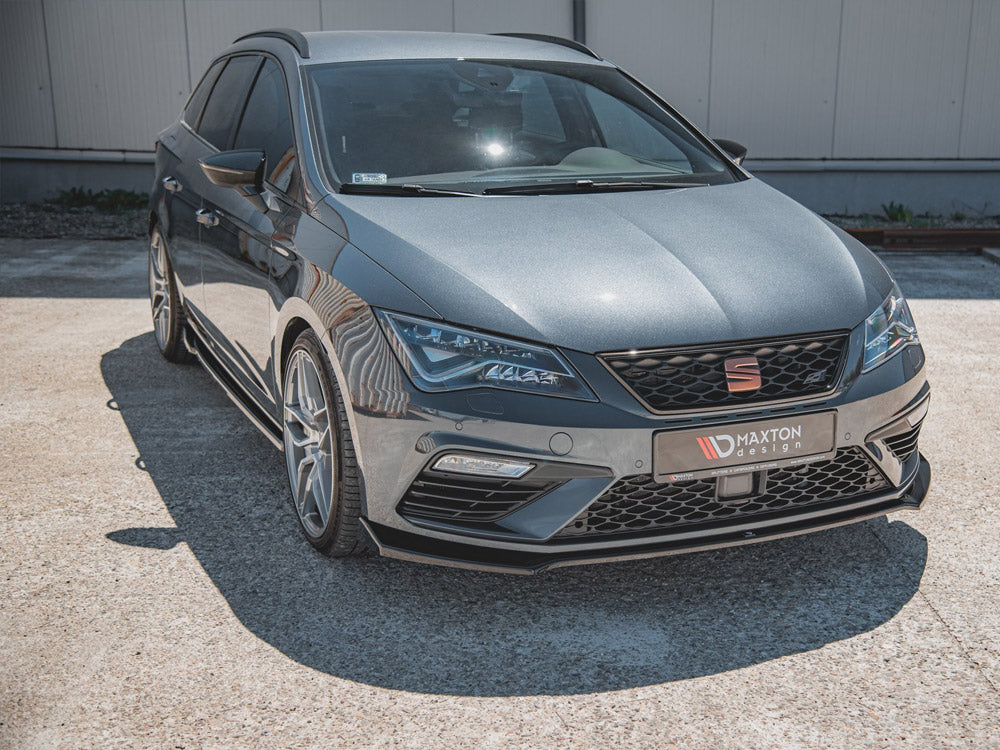 Front Splitter V7 Seat Leon Cupra/ Fr Mk3 Facelift (2017-2019) - Wayside Performance 