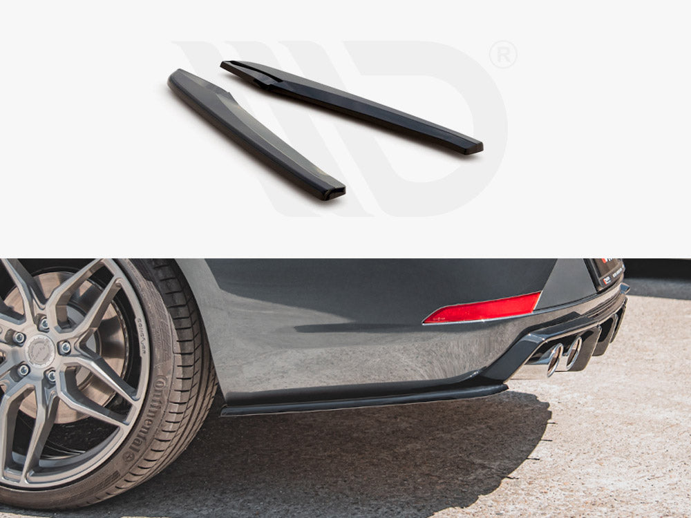 Rear Side Splitters V.2 Seat Leon Cupra Mk3 Facelift Estate (2017-2019) - Wayside Performance 