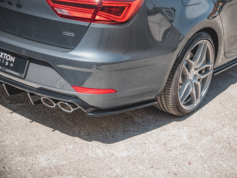 Rear Side Splitters V.2 Seat Leon Cupra Mk3 Facelift Estate (2017-2019) - Wayside Performance 