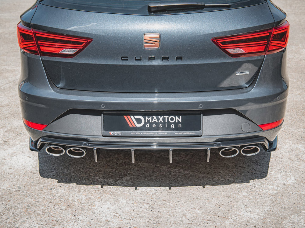 Rear Side Splitters V.2 Seat Leon Cupra Mk3 Facelift Estate (2017-2019) - Wayside Performance 