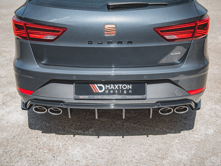 Rear Side Splitters V.2 Seat Leon Cupra Mk3 Facelift Estate (2017-2019) - Wayside Performance 