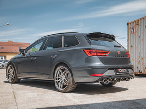 Rear Side Splitters V.2 Seat Leon Cupra Mk3 Facelift Estate (2017-2019) - Wayside Performance 